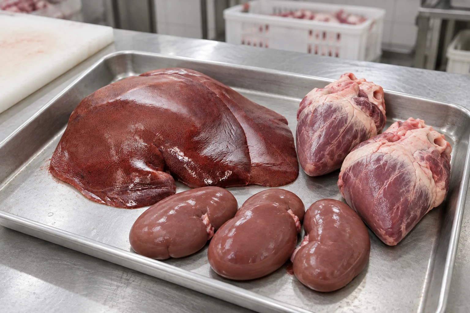 Иллюстрация свиных субпродуктов